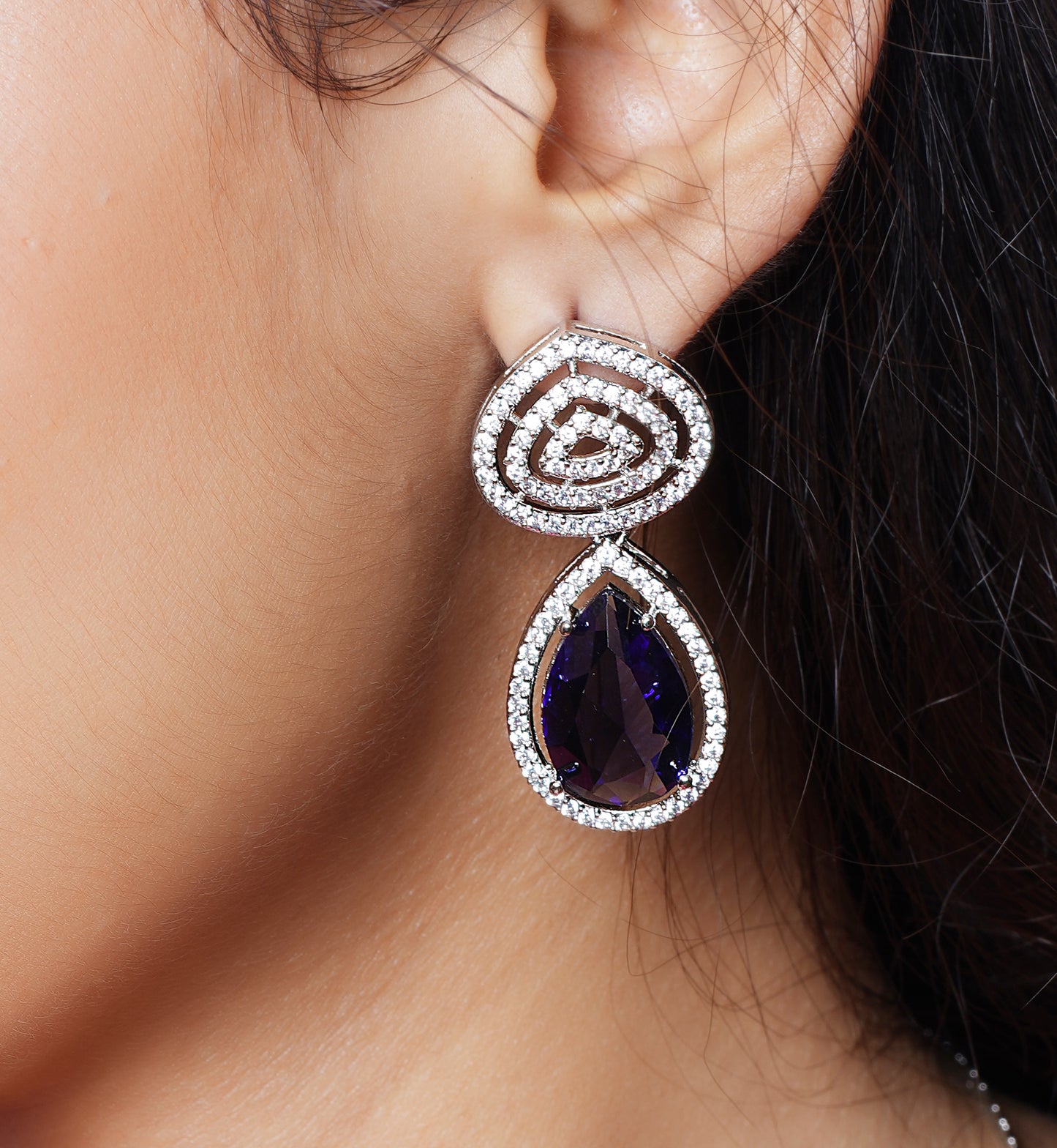 PURPLE ELOISE JEWELLERY SET