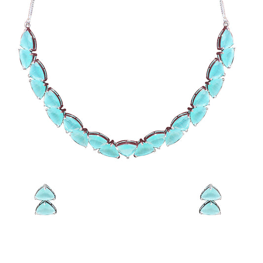 SKY BLUE EMILIA JEWELLERY SET