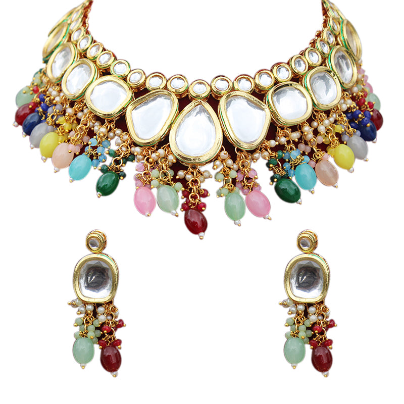 MULTICOLOUR BHAVNA JEWELLERY SET