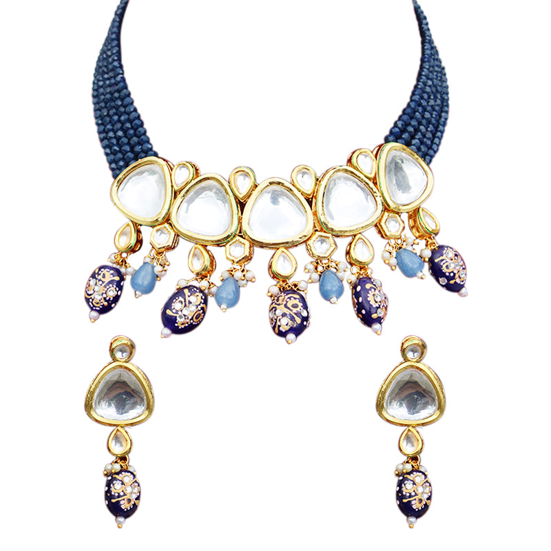 BLUE AMRITA JEWELLERY SET