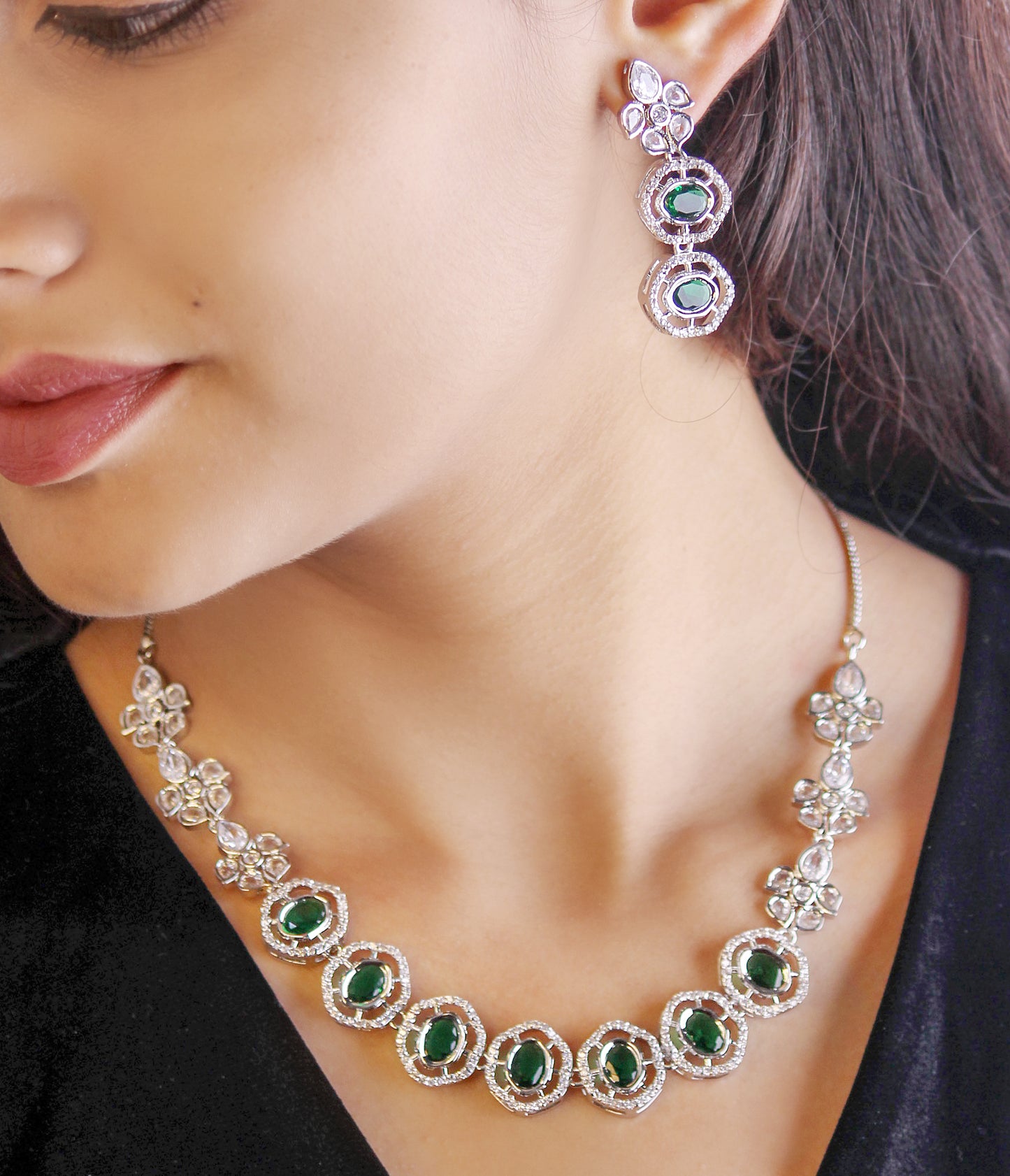 GREEN BROOKLYN JEWELLERY SETS