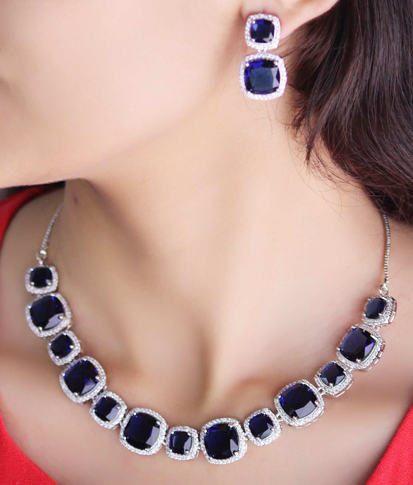 BLUE ABELOTA JEWELLERY SET