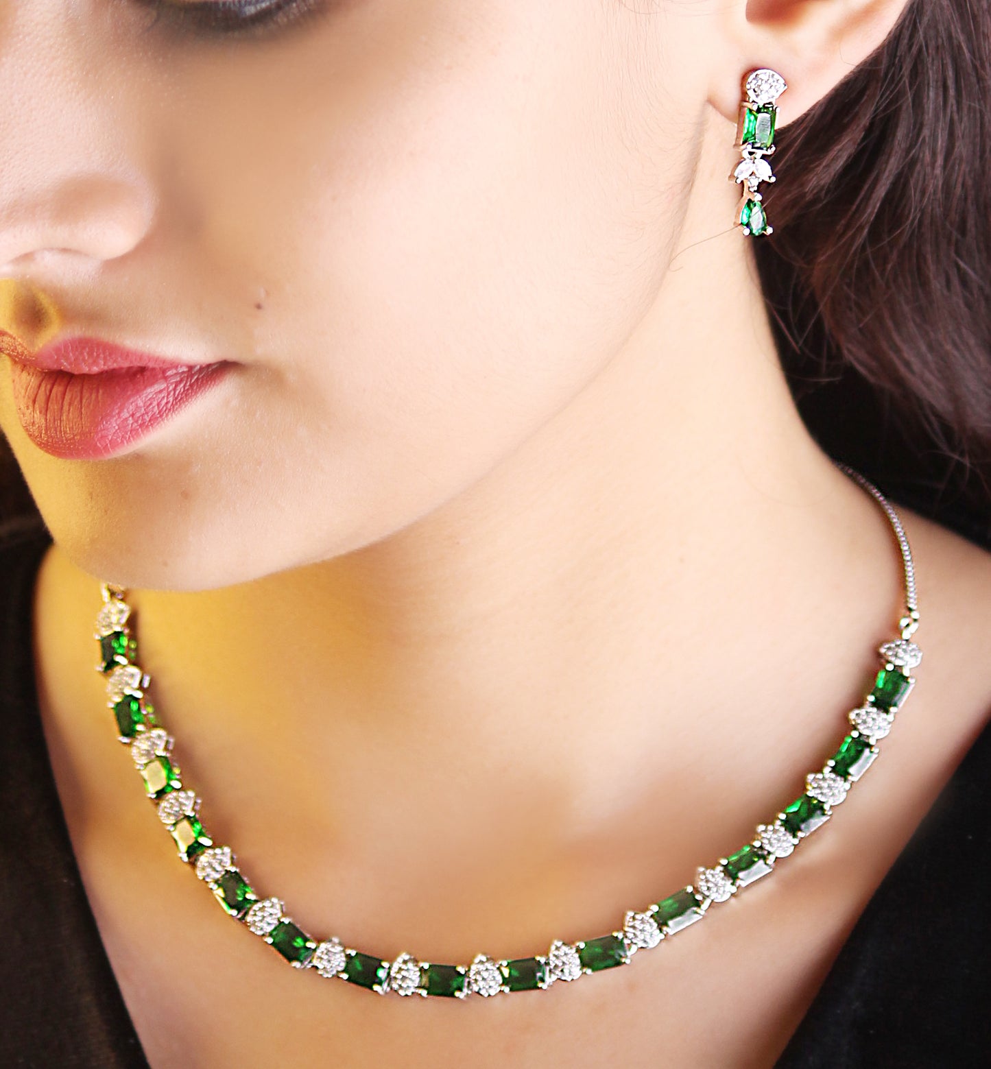 GREEN ISLA JEWELLERY SET