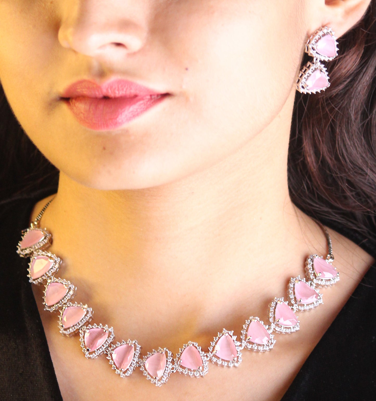 PINK VICTORIA JEWELLERY SET