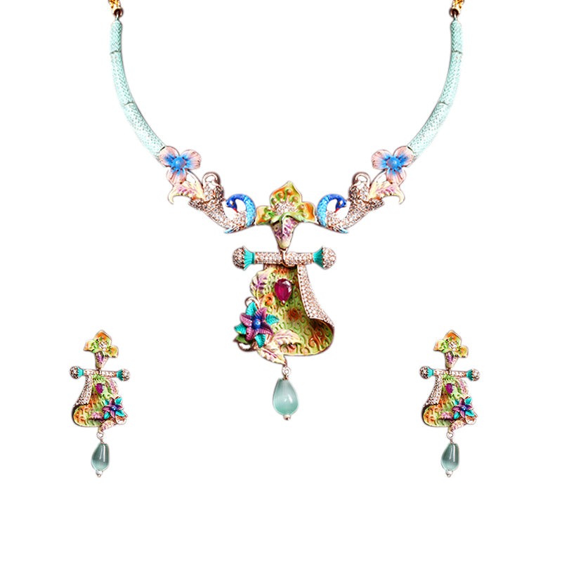 MULTICOLOUR CHADANI JEWELLERY SET