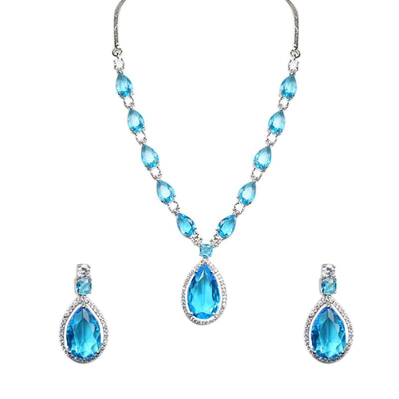 BLUE ZARA JEWELLERY SET