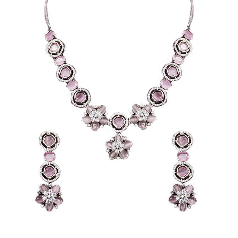 PINK ELENA JEWELLERY SET