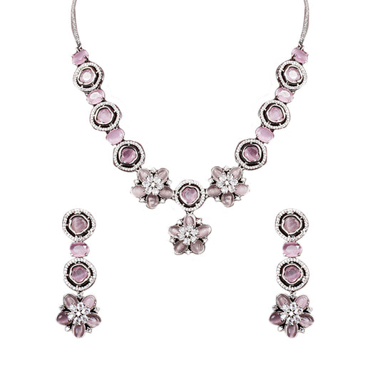 PINK ELENA JEWELLERY SET