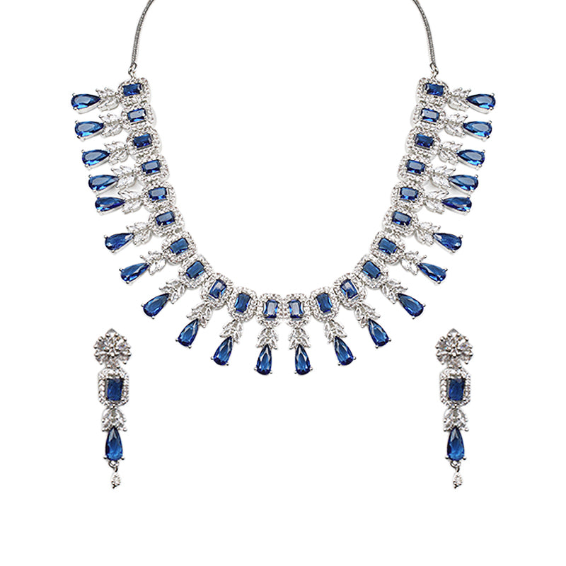 BLUE ABBATISSA JEWELLERY SET