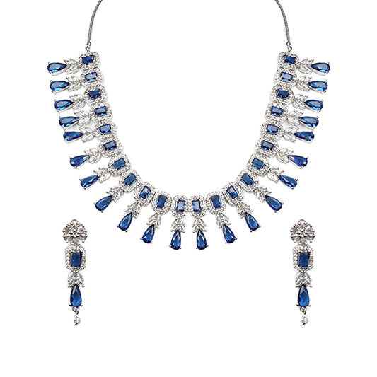 BLUE ABBATISSA JEWELLERY SET