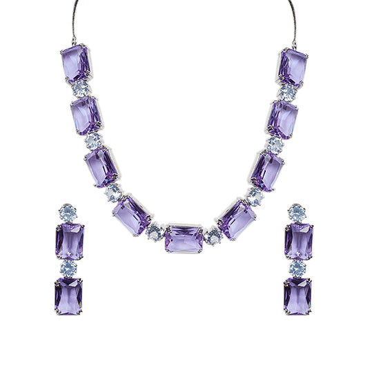 PURPLE YAEL JEWELLERY SET