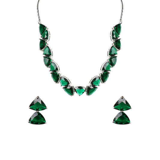 GREEN EMILY JEWELLERY SET