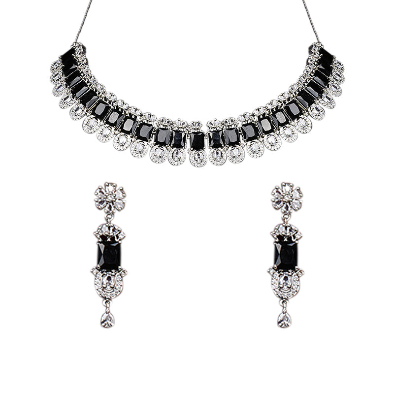 BLACK ABIGAILL JEWELLERY SET