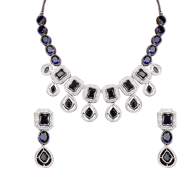 BLUE AARALYN JEWELLERY SET