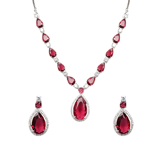 RED VIVIEN JEWELLERY SET