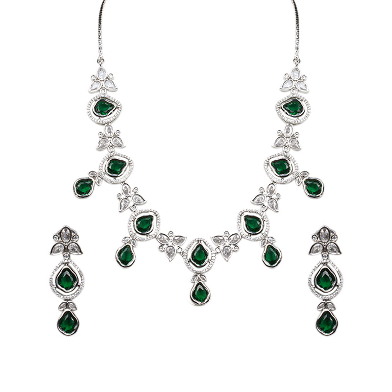 GREEN ZOEY JEWELLERY SET