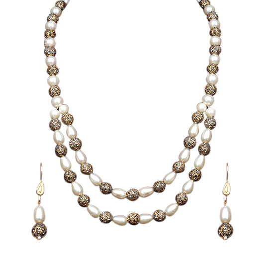 GREY MRINALINI JEWELLERY SET