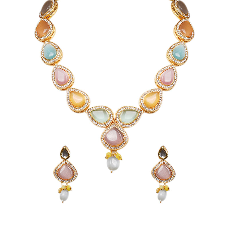 MULTICOLOUR ANYA JEWELLERY SET