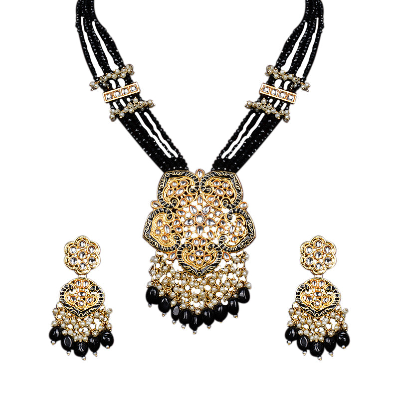 BLACK KAVYA JEWELLERY SET