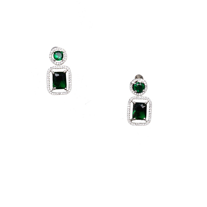 GREEN LORNA ZIRCONIA EARING