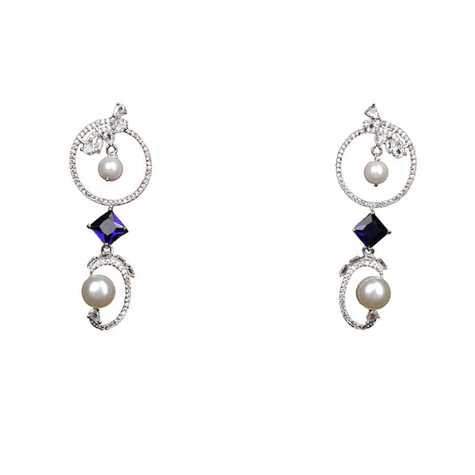 BLUE BRITTANY ZIRCONIA EARING