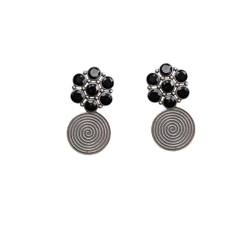 BLACK METAL GEETHIKA EARINGS