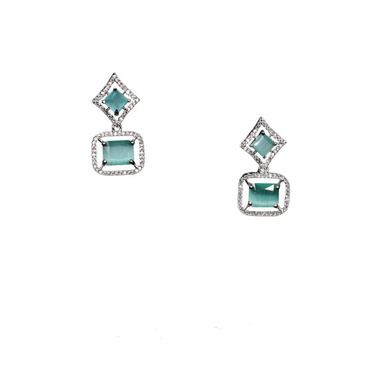 MINT SUMMER ZIRCONIA EARING