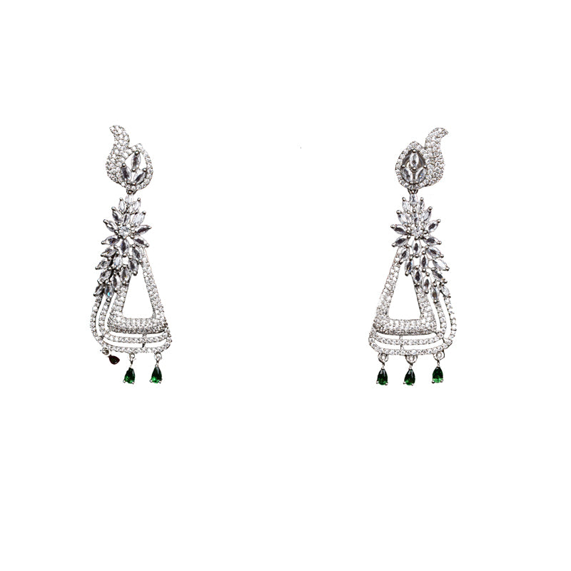 GREEN DEMELZA ZIRCONIA EARING