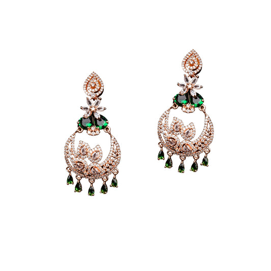 GREEN WRENLEE ZIRCONIA EARING