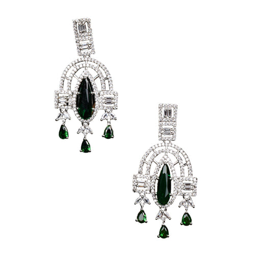 GREEN ALLICE ZIRCONIA EARING