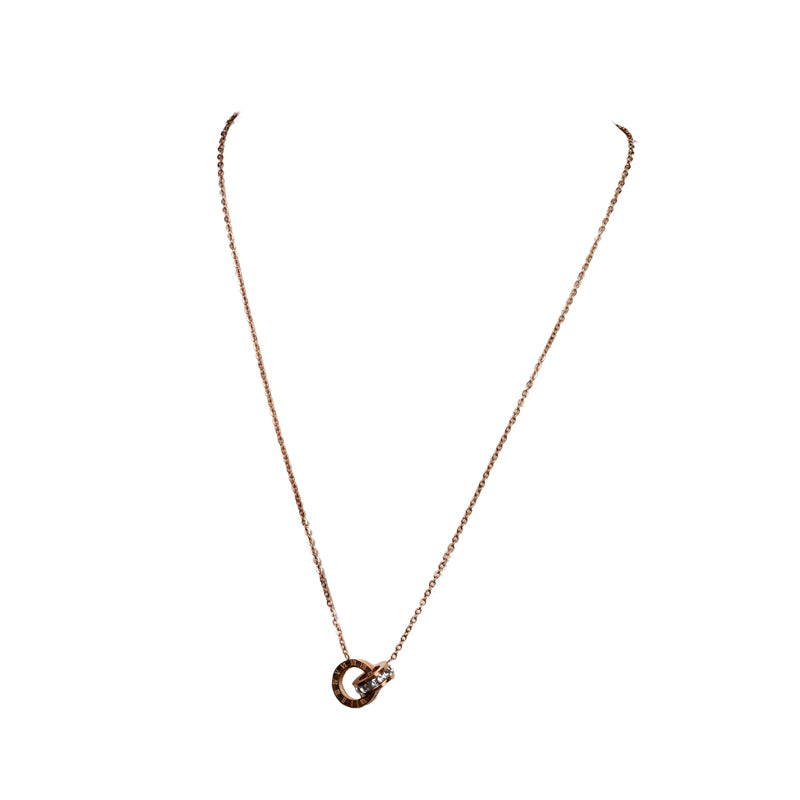 ROSE GOLD GENE PENDANT CHAIN