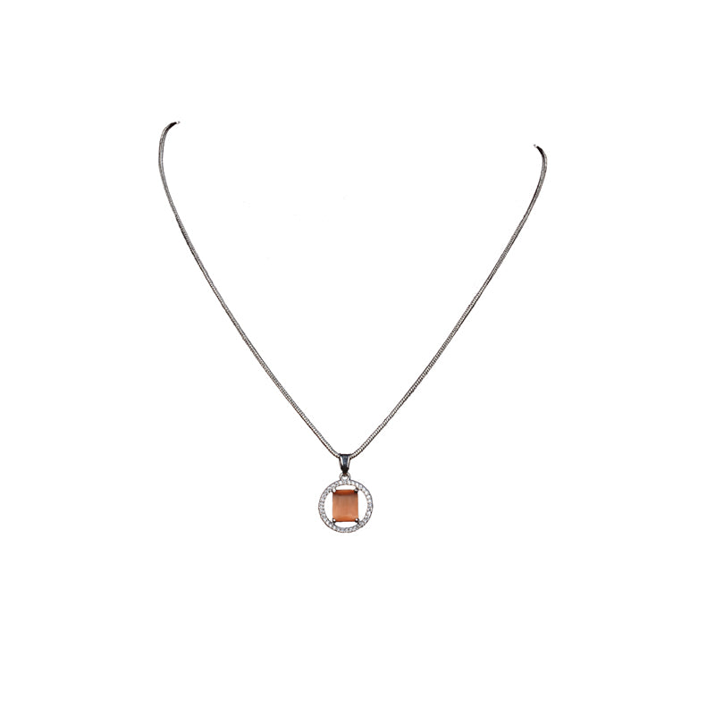 ORANGE GIANNA  PENDANT CHAIN