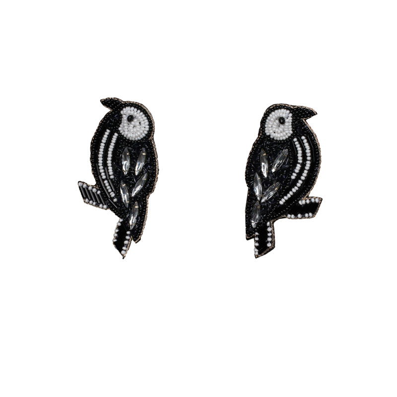 BLACK MACKENZIE ARTISAN CRAFTED EARING