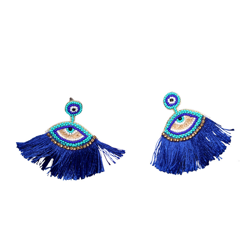 BLUE SKYLAR ARTISAN CRAFTED EARING