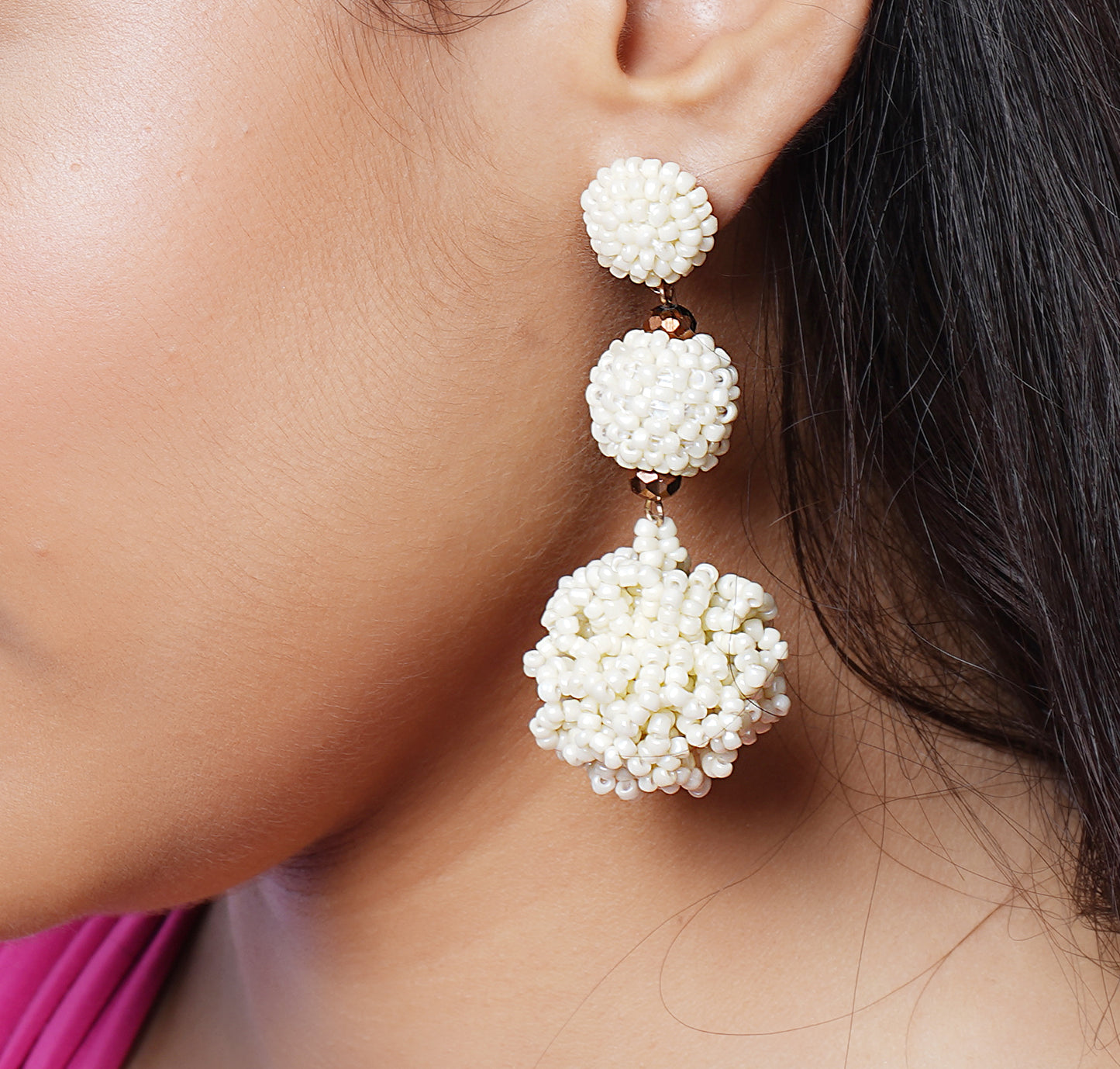 IVORY ALLISSON ARTISAN CRAFTED  EARINGS