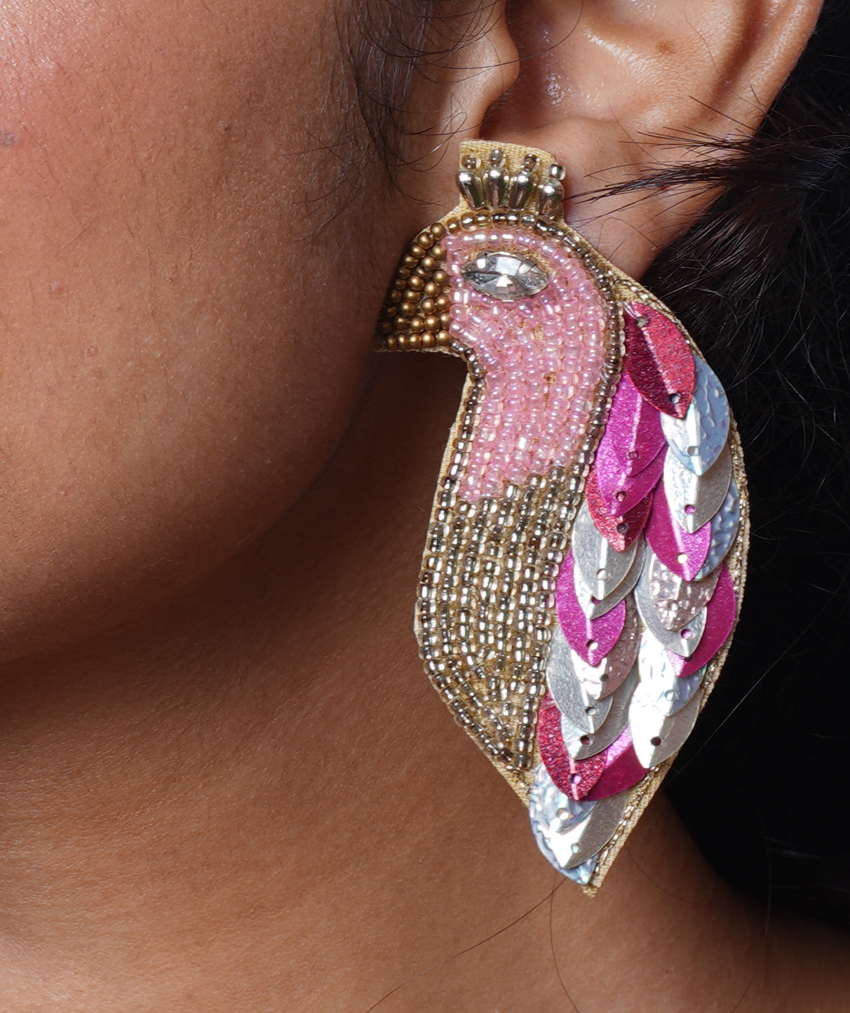 PINK EMERSYN ARTISAN CRAFTED EARING